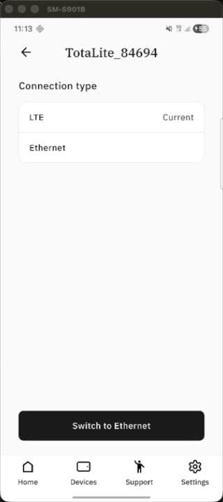 starting the update